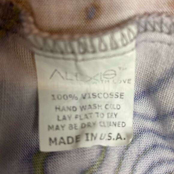 ALEXIS DOLMAN SLEEVE BLOUSE RAINBOW SAFARI SIZE XS RARE - Picture 7 of 9